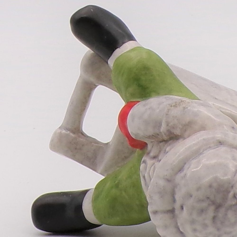 Boy on Sled Ceramic Figurine by Goebel - Picture 14 of 15